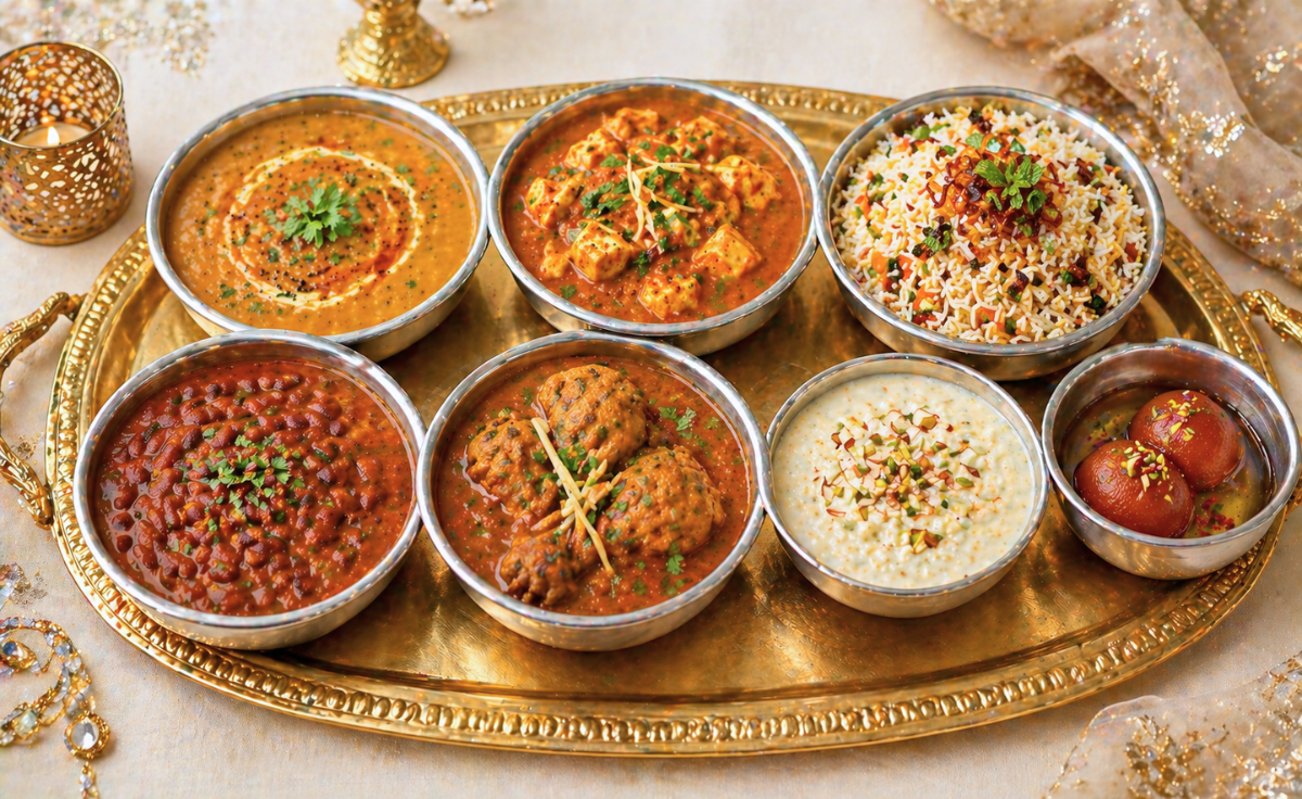 Different Indian Meals 