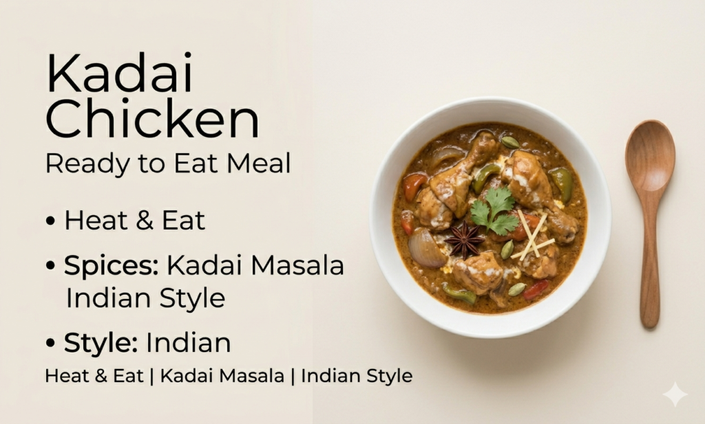 kadai chicken bowl