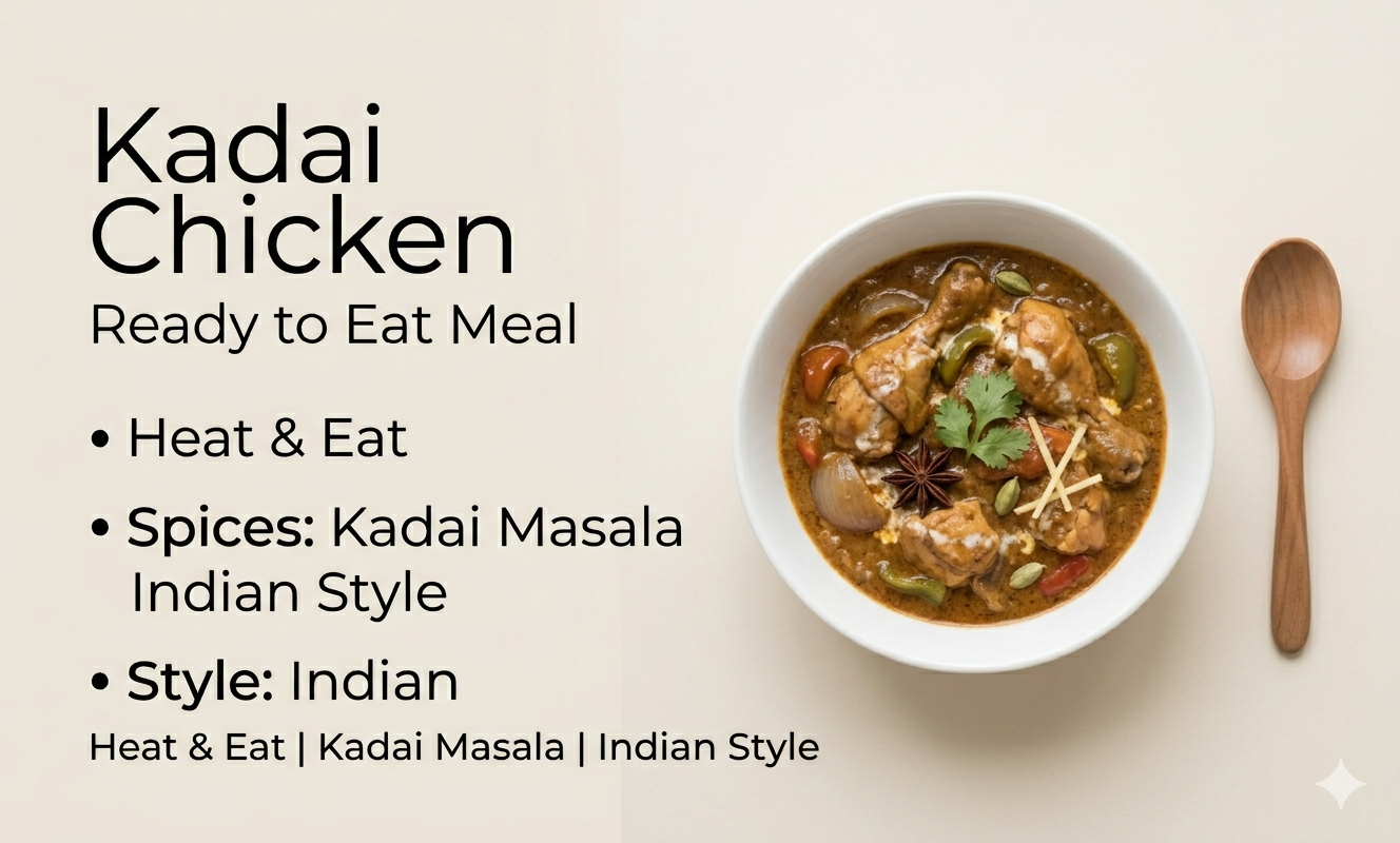 kadai chicken bowl