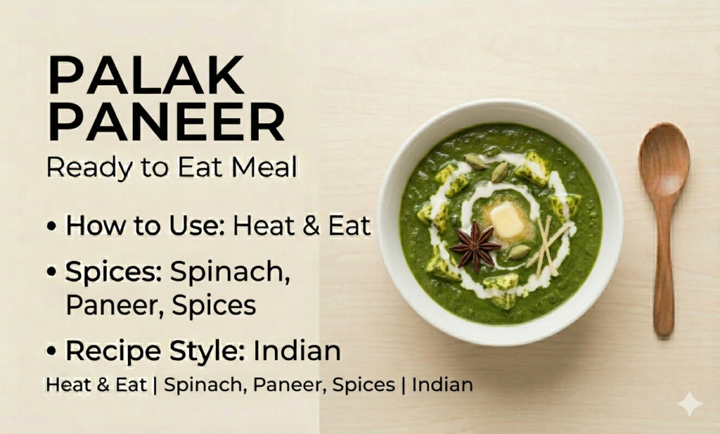 palak paneer bowl